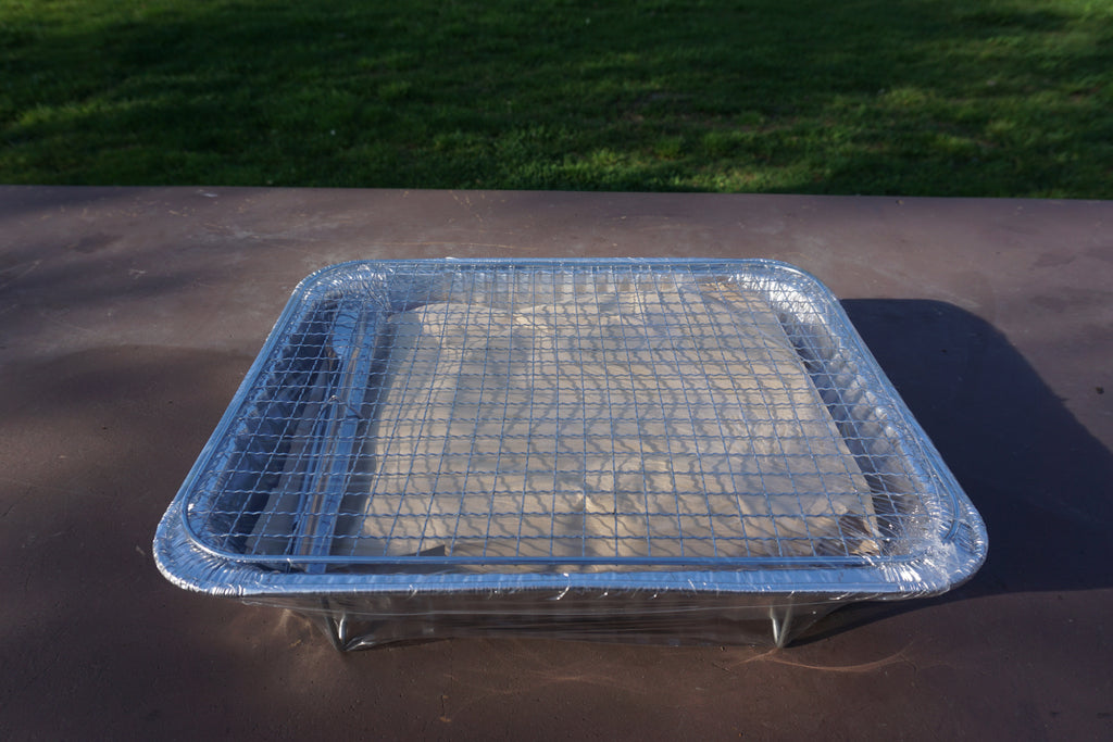 Disposable Charcoal Grill - with Stainless Steel Grill Grate and 1.5-lb Instant Charcoal