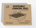 Disposable Charcoal Grill - with Stainless Steel Grill Grate and 1.5-lb Instant Charcoal